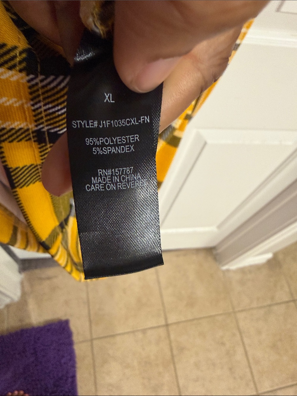 Yellow and Black overalls - Picture 6 of 6